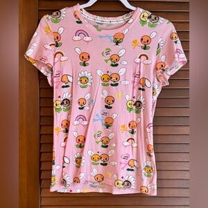 Vintage Tokidoki Loves Me Daisies With Rhinestone Detail.